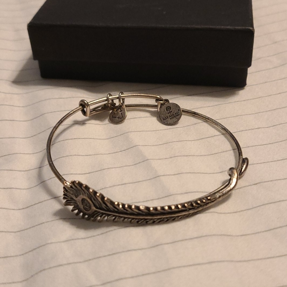 Alex and Ani Feather Bracelet